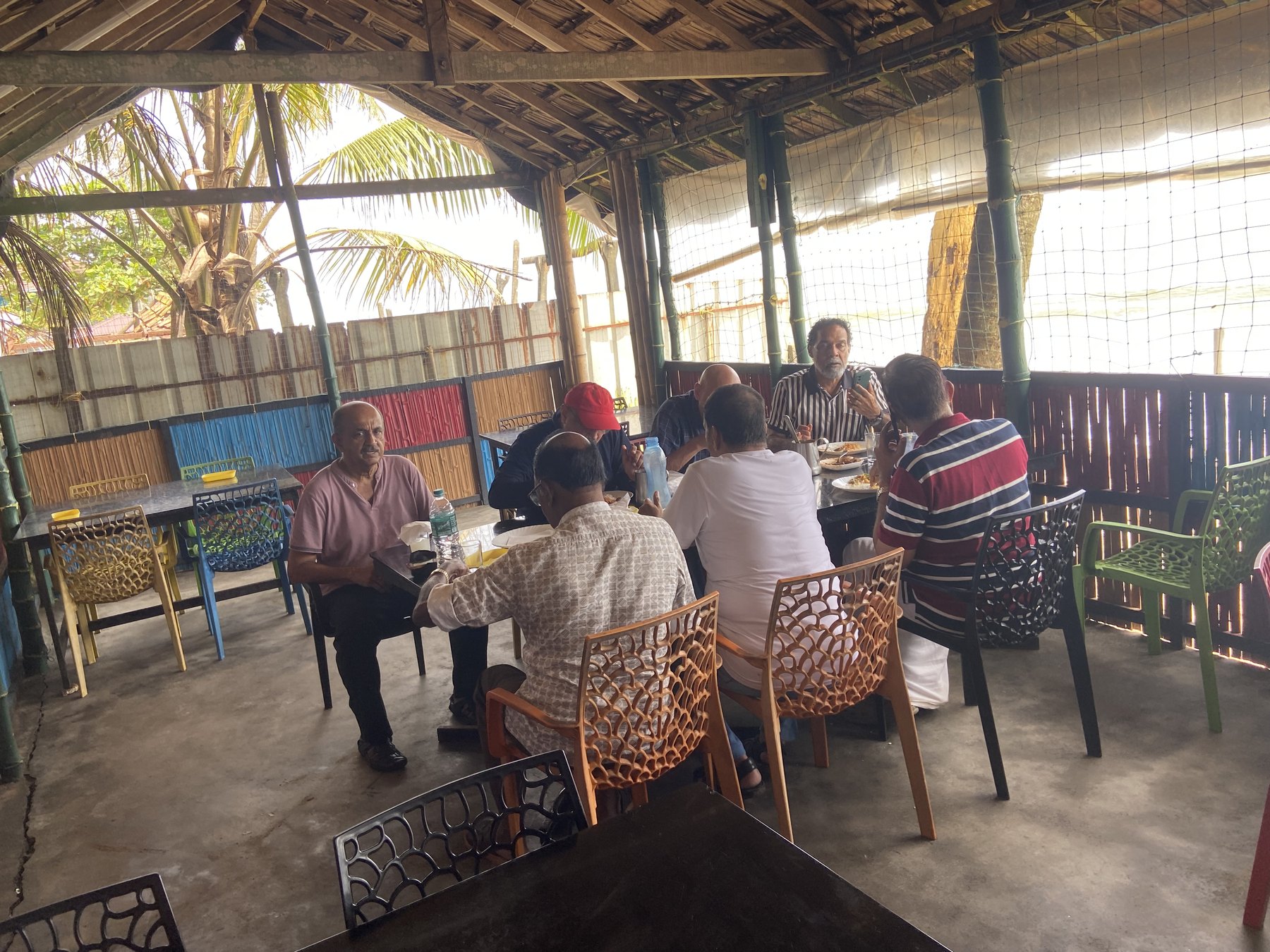 WCC Veterans together during the Cherai Beach Tour gathering.